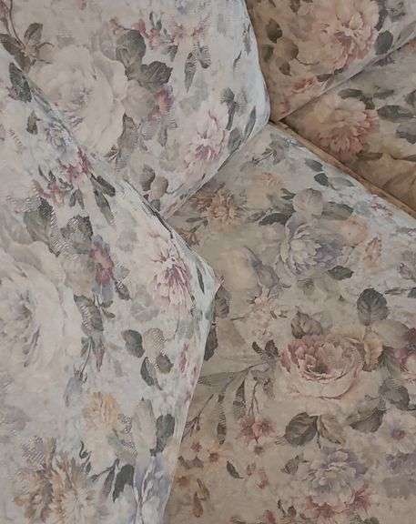 Floral couch