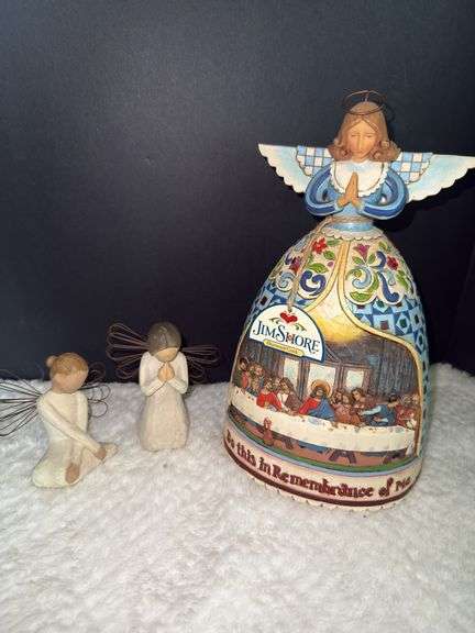 Jim Shore figure & Willow figures