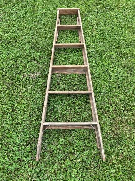 Wooden ladder