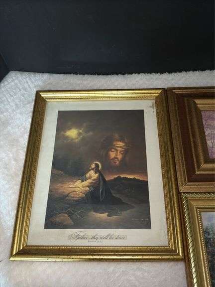 4pc religious framed prints