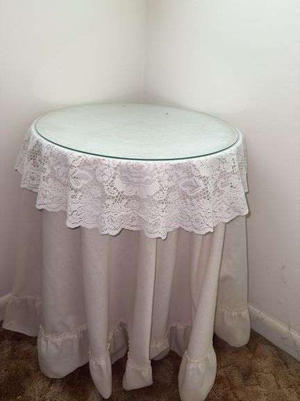 Round Table with Glass Top
