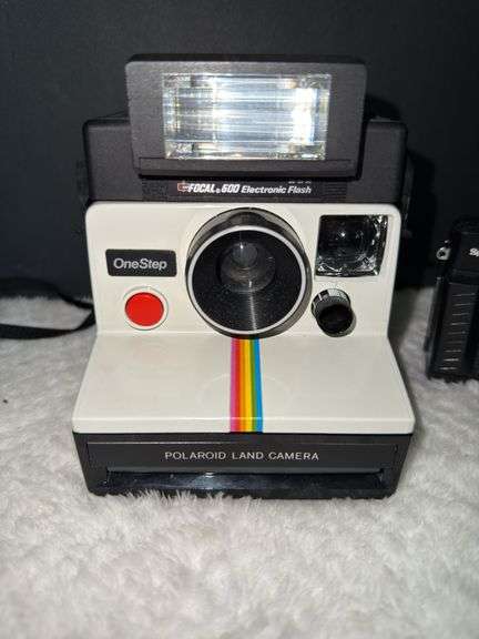 Vintage Polaroid Camera & Sports Illustrated Camera