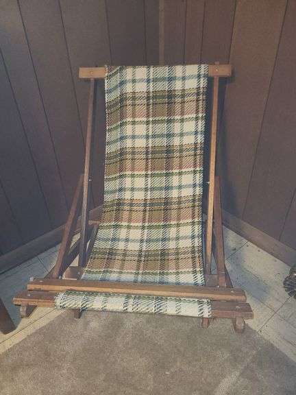 Antique wooden chair.