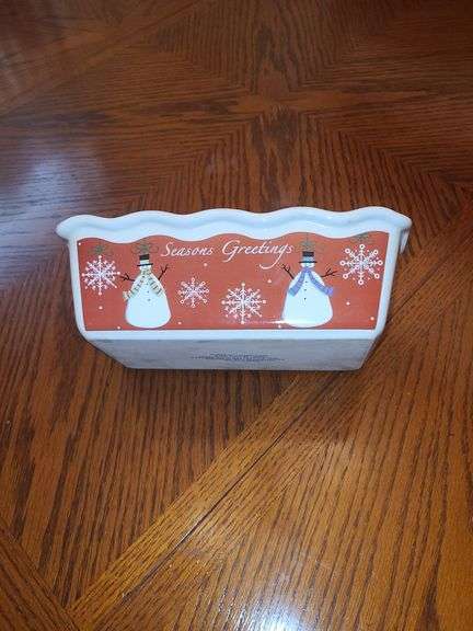 LTD Commodities Loaf Baking Pan Dish Christmas SEASONS GREETINGS