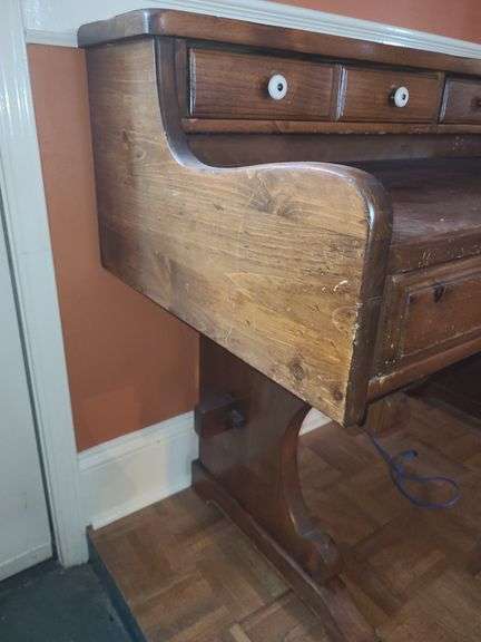 Wooden desk