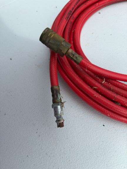 Red air hose