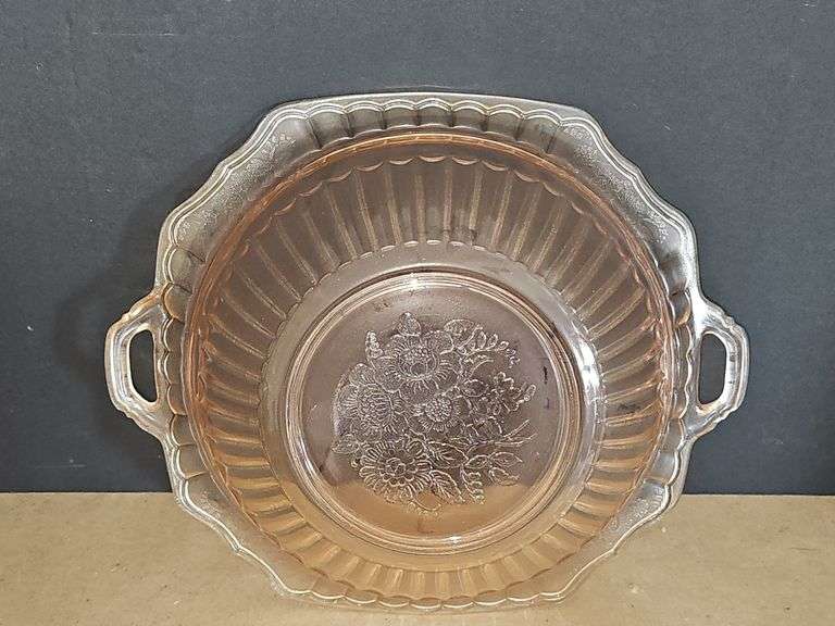 Anchor Hocking Rose Vegetable Dish