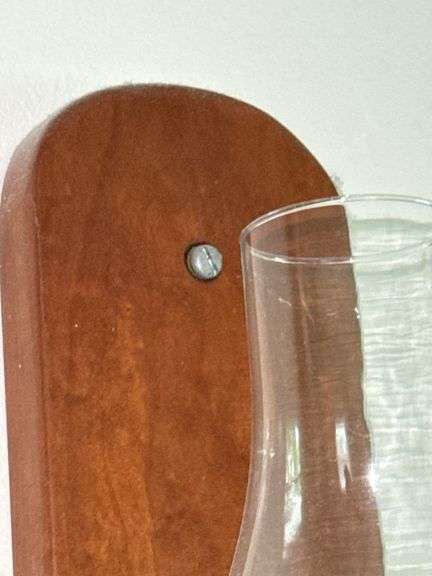 Vintage Wooden Wall Sconces