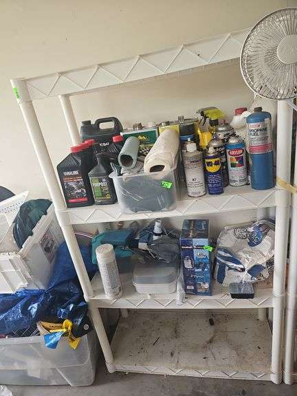 Plastic shelf