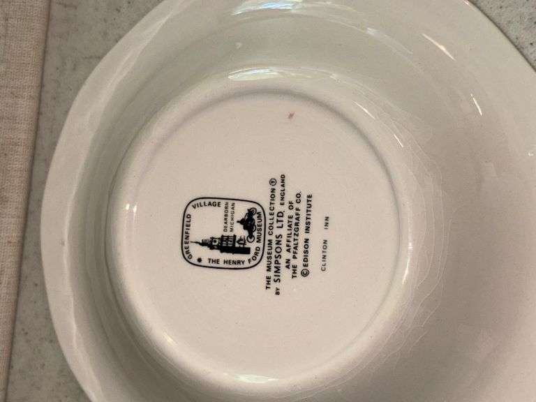 The "Henry Ford Museum Collection" Tea Cups & Saucers