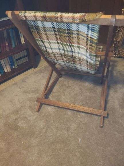 Antique wooden chair.