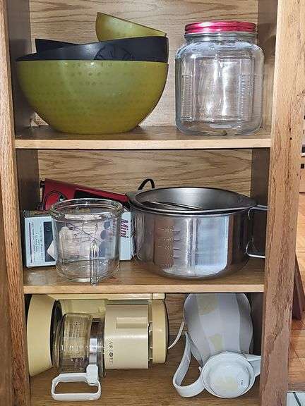 Cabinet contents