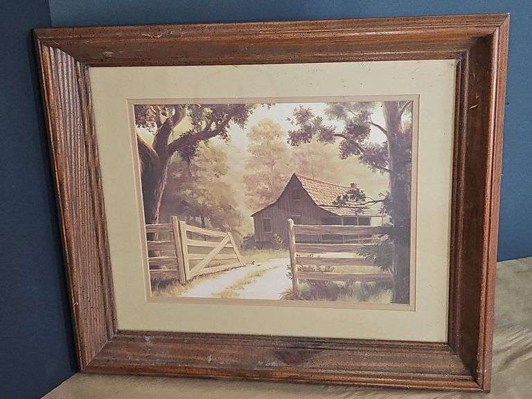 Framed artwork
