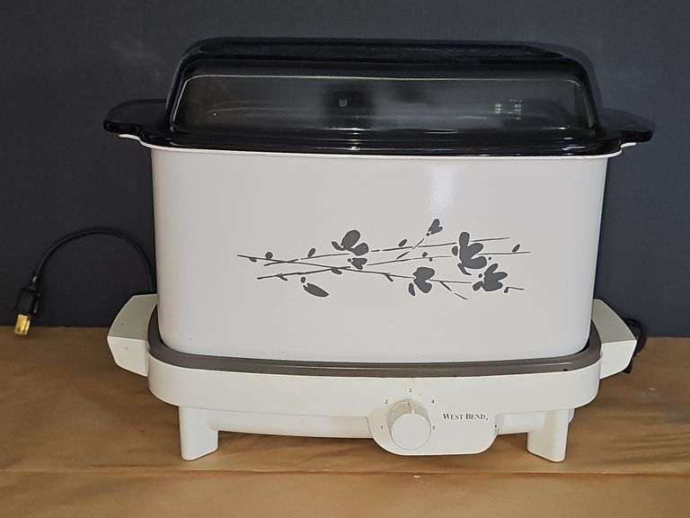 Vtg West Bend 6 qt Multi Purpose Slow Cooker