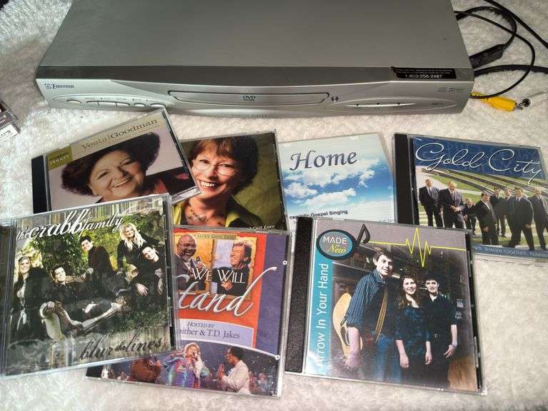 Emerson DVD player & DVDs