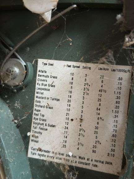 Vintage seeder