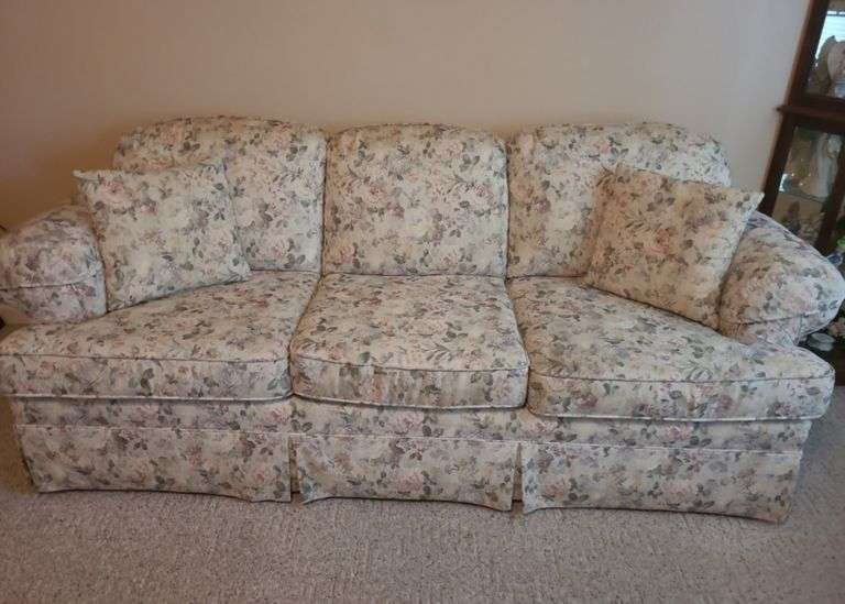 Floral couch