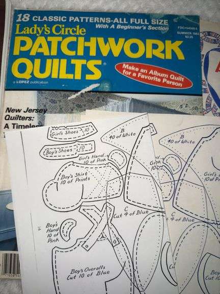 Vintage Oval Quilting Ring & Various Quilting Accessories