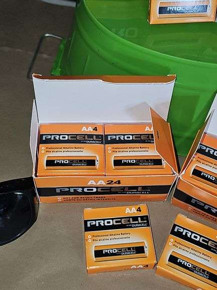 AA batteries, safety glasses and more.