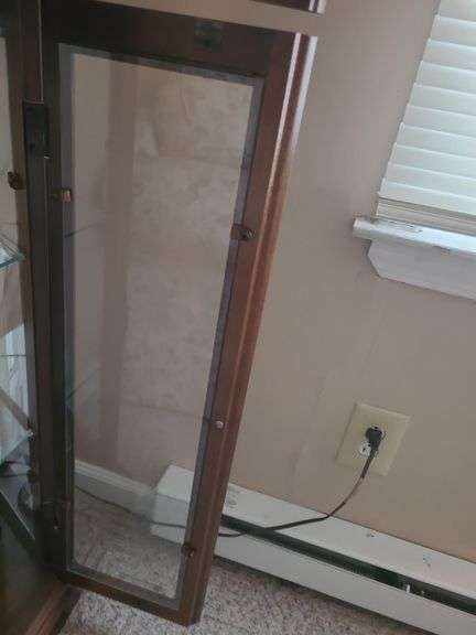 2 door light up Curio Cabinet