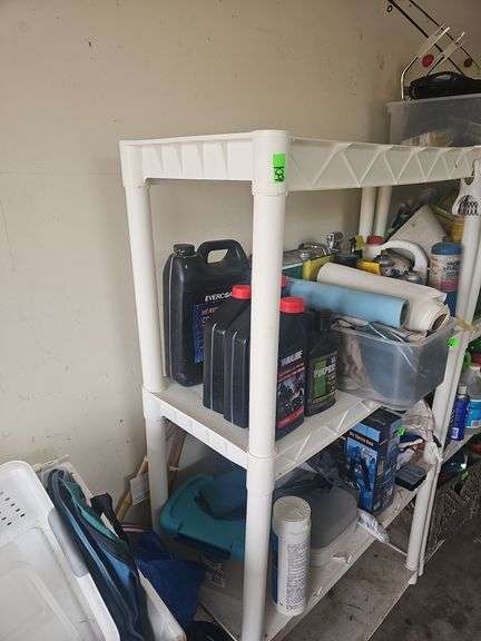 Plastic shelf