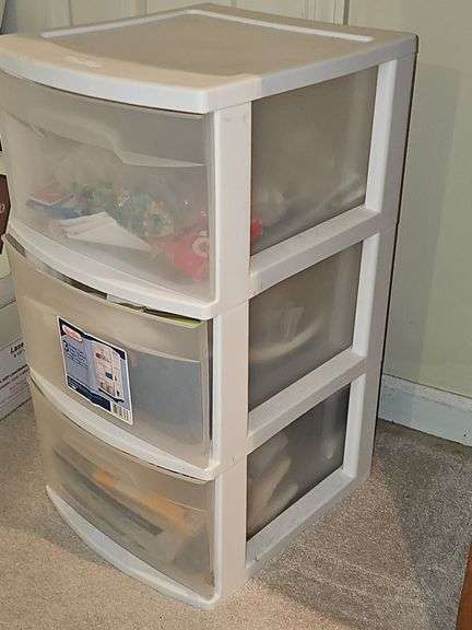 Sterilite drawer cart & contents