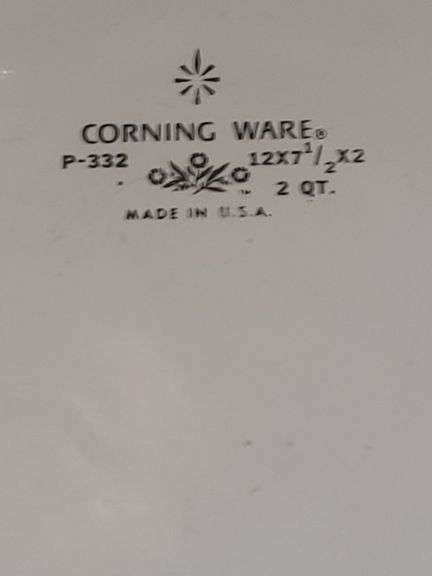 Corning Ware Cornflower Blue Baking Pan
