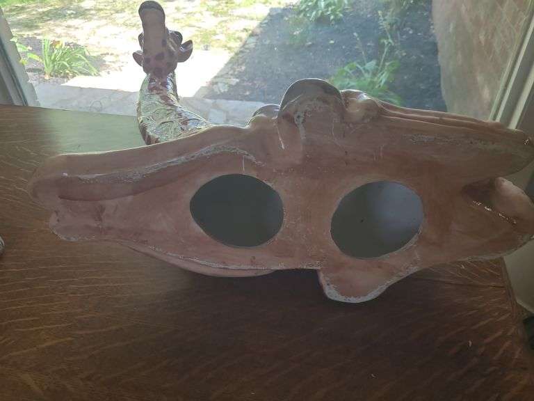 Large ceramic giraffe