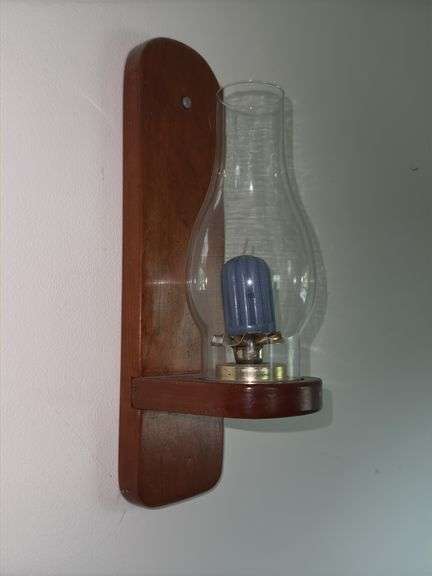 Vintage Wooden Wall Sconces