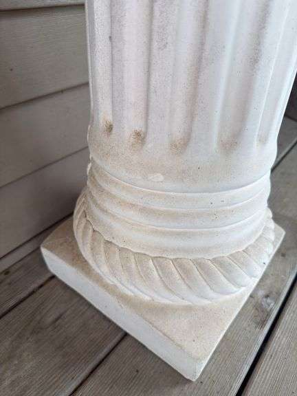 Concrete planter and pedistal