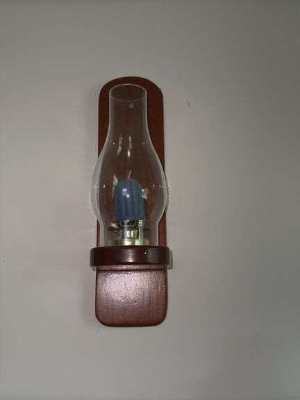 Vintage Wooden Wall Sconces