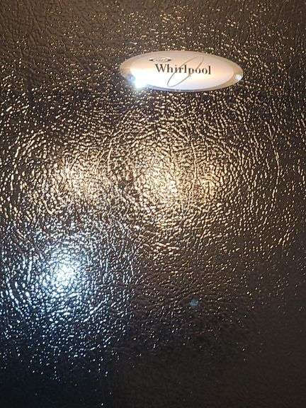 Whirlpool black refrigerator