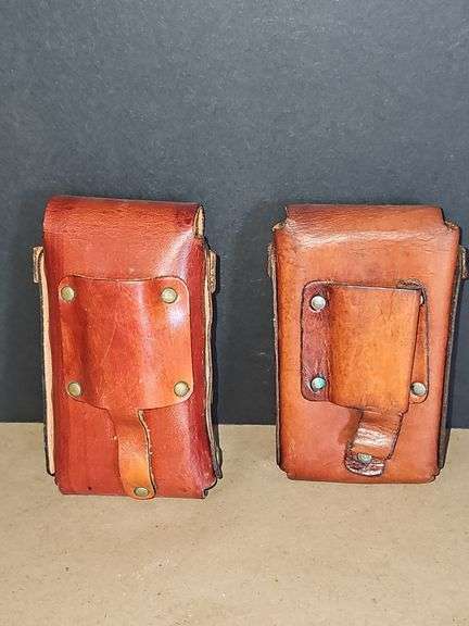 Leather cigarette holders