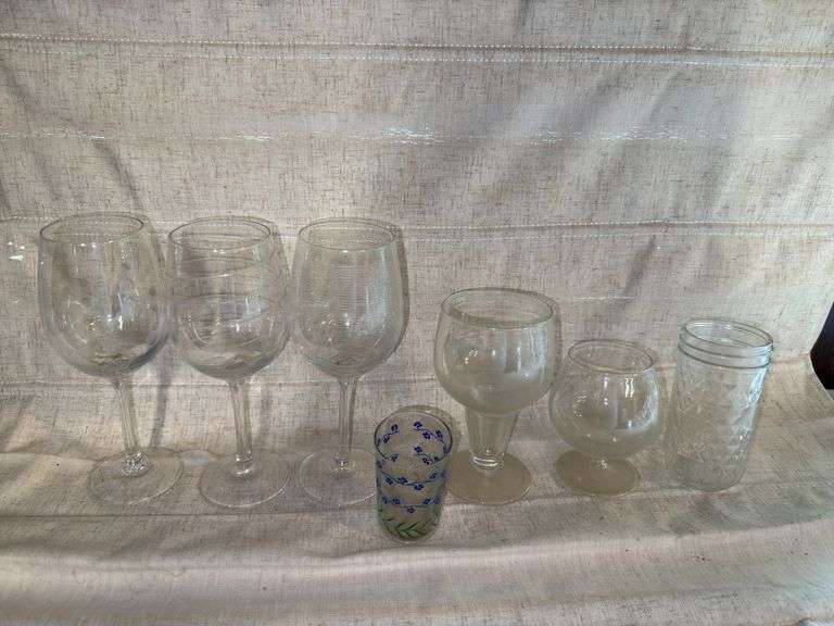 Vintage Brandy Glasses, Wine Glasses & more