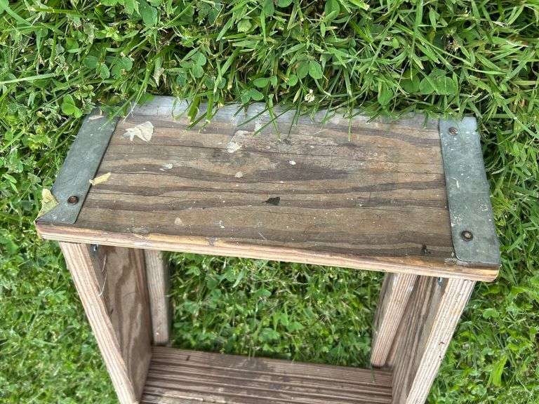 Wooden ladder