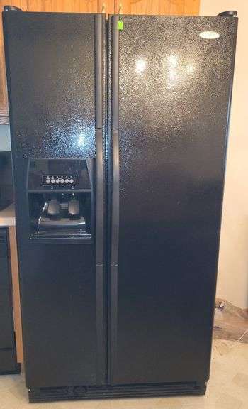 Whirlpool black refrigerator