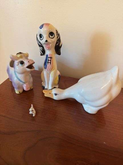 Vintage animal figurines