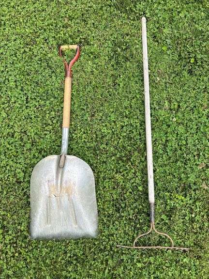 Scope shovel & garden rake