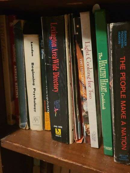Vintage dictionary,  phone book, Milestone book, & more.