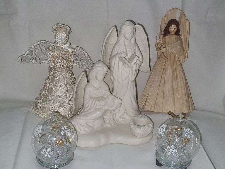 Angel ornaments,  figures, & handmade angel