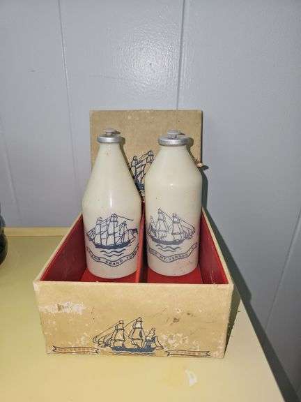 Vintage Old Spice Aftershave Bottles