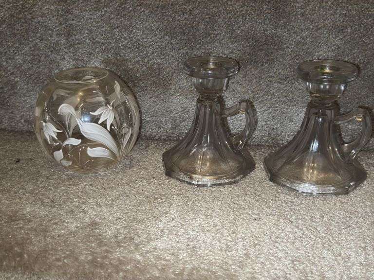Candle holders and chimneys