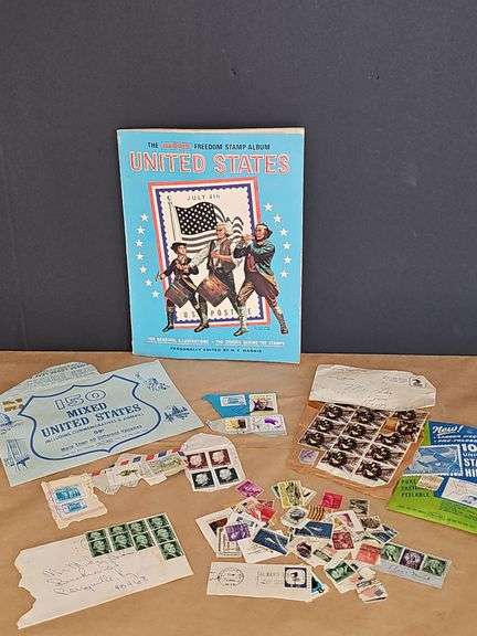 The Harris Freedom Stamp Album 
UNITED STATES & book of stamps