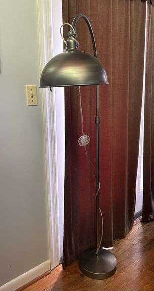 Metal floor lamp