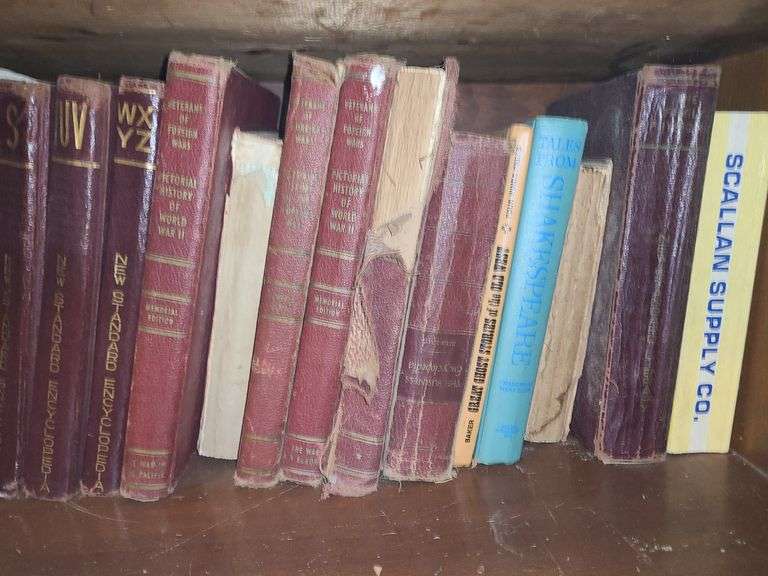 Vintage.
 Encyclopedias and more.