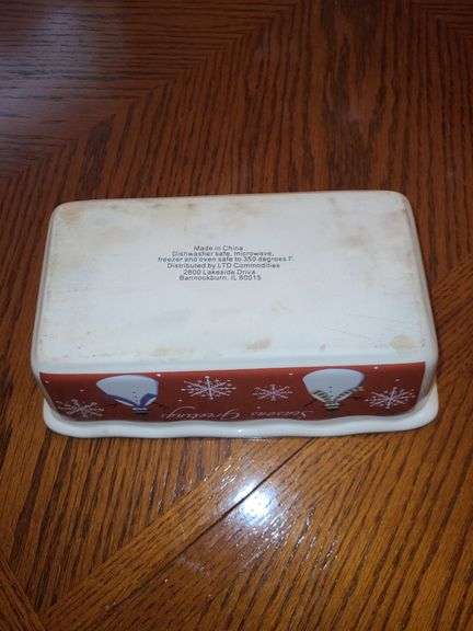 LTD Commodities Loaf Baking Pan Dish Christmas SEASONS GREETINGS