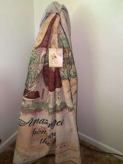 Wreath Holder/Metal Stand with Amazing Grace Afgan