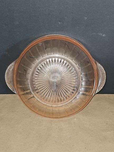 Vintage Anchor Hocking Pink Depression Glass Bowl