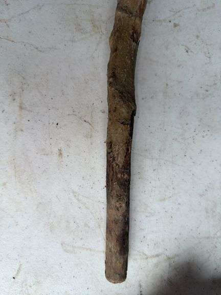 Wooden twisted walking cane