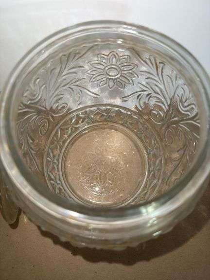 Glass cookie jar